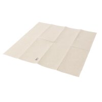 Servietten 40x40cm, 2-lagig, 1/8 Falz, Kraft-Braun