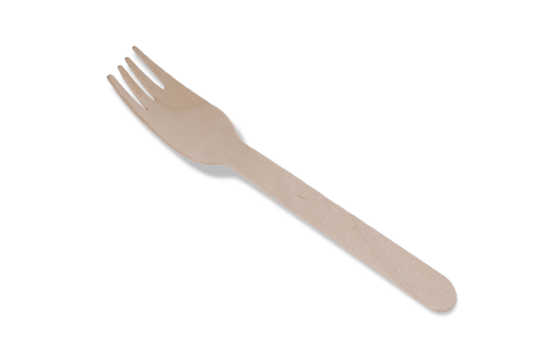 Einweg Holz-Gabel, 160mm, Packung