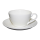 Espressotasse mit Unterteller, weiß, 7,5 x 5 cm