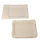 Pappteller mit Abriss, 150x90x30mm, Weiß