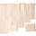 Papier-Faltenbeutel, weiß, 35g / m², 110x40x210mm