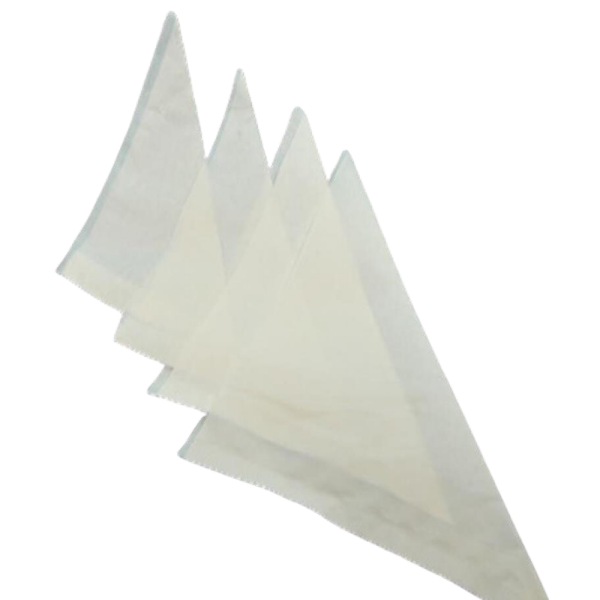 Pommes-Tüten aus Perga-Ersatz, 17 cm, 100g, weiß