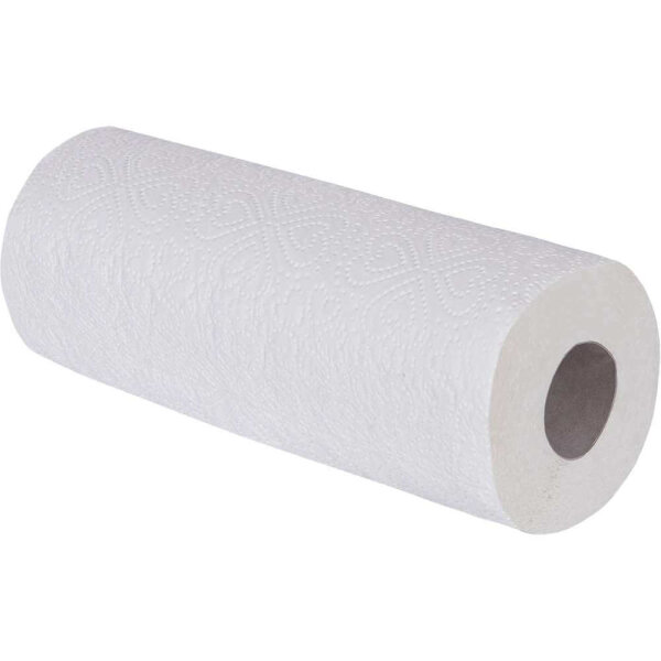 Küchenrollen 4er-Beutel, 2-lagig, 26x22 cm, 64Blatt, Weiß