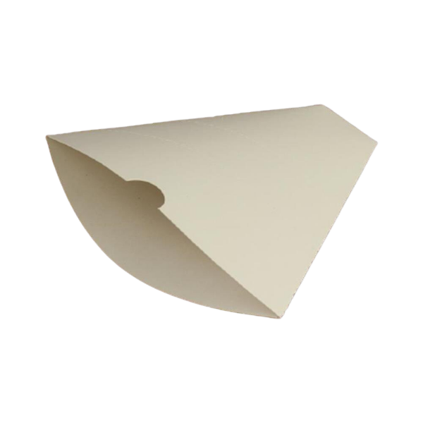 Crepes-Tasche, fettdicht, 155x145x35mm, Weiß