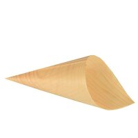 Holz-Pommes Spitztüten, Ø110mm, 21cm