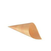 Holz-Pommes Spitztüten, Ø65mm, 12,5cm