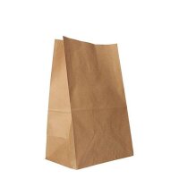 BIO Papier-Blockbodenbeutel, 190x120x295mm, braun