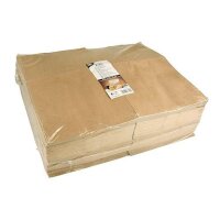BIO Papier-Blockbodenbeutel, 190x120x295mm, braun