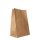 BIO Papier-Blockbodenbeutel, 190x120x295mm, braun