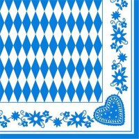 Servietten 40x40cm, 3-lagig, 1/4 Falz, Motiv, Oktoberfest
