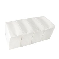 Airlaid-Bestecktasche 40x33cm, 1-lagig, 1/8 Falz, Weiß