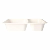 PP-Siegelschalen, Hoch, 1200ml, 2-geteilt, 227x178x49mm,...