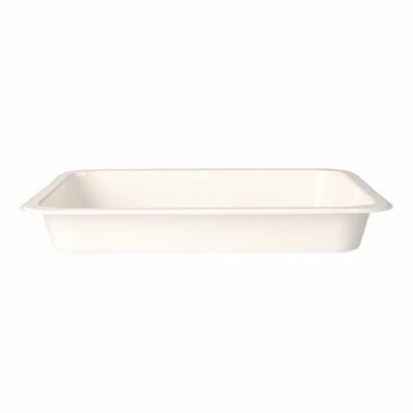 PP-Siegelschalen, Flach, 935ml, 1-geteilt, 227x178x32mm, Weiß