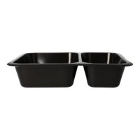PP-Siegelschalen, Hoch, 1200ml, 2-geteilt, 227x178x49mm,...