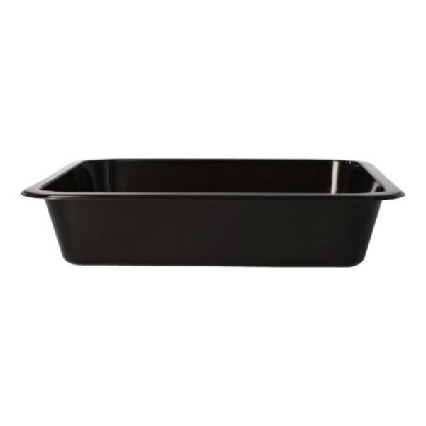 PP-Siegelschalen, Hoch, 1330ml, 1-geteilt, 227x178x49mm, Schwarz