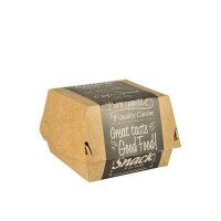 BIO Papp-Burger-Box "Good Food", 125x125x70mm,...
