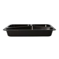 PP-Siegelschalen, Flach, 770ml, 3-geteilt, 227x178x32mm,...