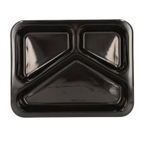 PP-Siegelschalen, Flach, 770ml, 3-geteilt, 227x178x32mm,...