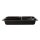 PP-Siegelschalen, Flach, 770ml, 3-geteilt, 227x178x32mm, Schwarz