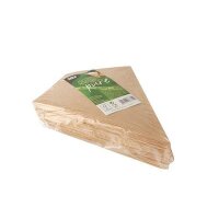 Papp-Pommes-Spitztüten mit Dip-Ecke, 165x195mm, braun/weiß