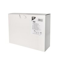 Airlaid-Bestecktasche 48x40cm, 1-lagig, 1/8 Falz, Weiß