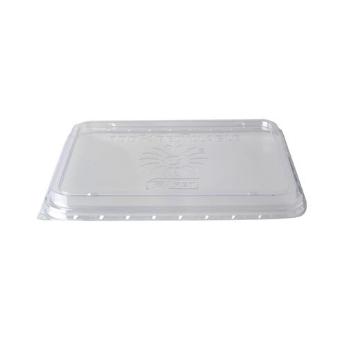 rPET-Deckel für PP-Siegelschalen, 227x178mm, Transparent