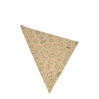 Papier-Spitztüte, braun, 31x31x44cm