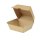 BIO Papp-Burger-Box, 130x140x80mm, kraftbraun