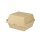 BIO Papp-Burger-Box, 130x140x80mm, kraftbraun