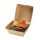 BIO Papp-Burger-Box, 130x140x80mm, kraftbraun