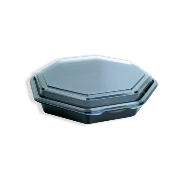 PS (D) Octaview Schale, 1000ml, (30x30x5cm), schwarz