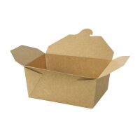 BIO Karton-Menübox, Bio-Beschichtung, 2500ml,...