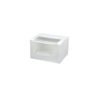 BIO Karton-Cupcake Box, PLA-Sichtfenster, 130x110x80mm,...