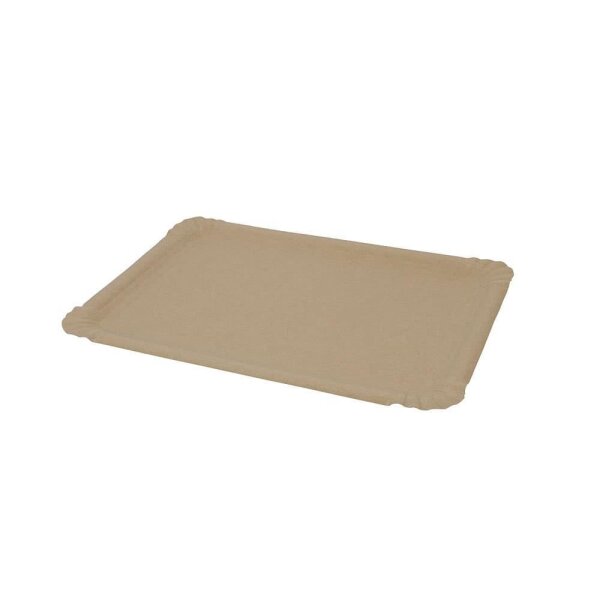 Pappteller, 170x230mm, Kraft-Braun
