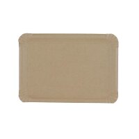 Pappteller, 170x230mm, Kraft-Braun