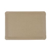 Pappteller, 180x260mm, Kraft-Braun
