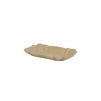 BIO Papp-Snackschale, 140x90x30mm, Kraft-Braun