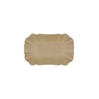 BIO Papp-Snackschale, 140x90x30mm, Kraft-Braun