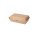 BIO Papp-Doppel-Burger-Box, 248x130x75mm, kraftbraun