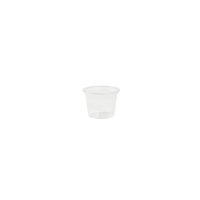 BIO PLA-Dressingbecher, 30ml, Ø45mm, Transparent