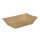 BIO Premium Papp-Snackschale, 500 ml, 190x140x45mm, Kraft-Braun