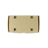 BIO Papp-Doppel-Burger-Box, 214x114x85mm, kraftbraun