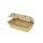 BIO Papp-Doppel-Burger-Box, 214x114x85mm, kraftbraun