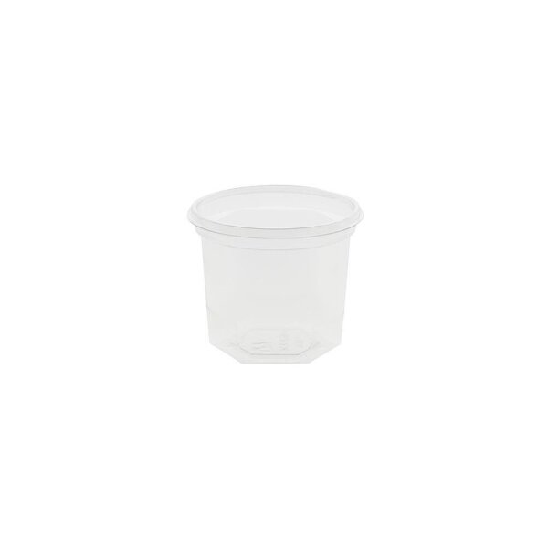 rPET-Dressingbecher, 100ml, Ø65mm, Transparent