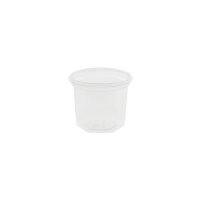 rPET-Dressingbecher, 100ml, Ø65mm, Transparent