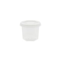 rPET-Dressingbecher, 100ml, Ø65mm, Transparent
