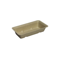Zuckerrohr-Snackschale, 150x80x30mm, Natur
