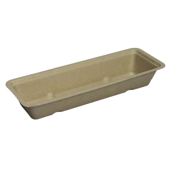 Zuckerrohr-Snackschale, 200x70x30mm, Natur