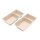 Zuckerrohr-Snackschale, 2-geteilt, 170x95x30mm, Natur