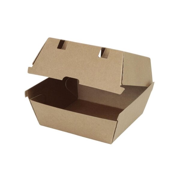 BIO Papp-Burger-Box, 170x155x100mm, kraftbraun
